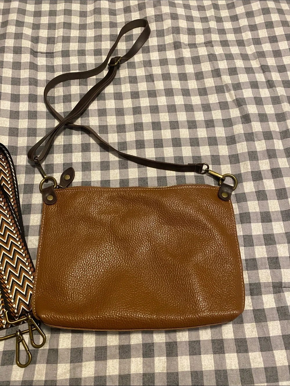 Borse in Pelle Genuine Leather Crossbody Purse